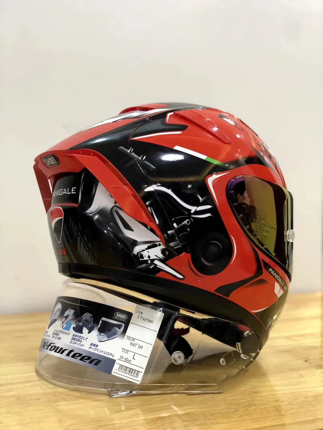 Shoei X14 Red Full-Face Motorcycle Helmet – Racing LanRider