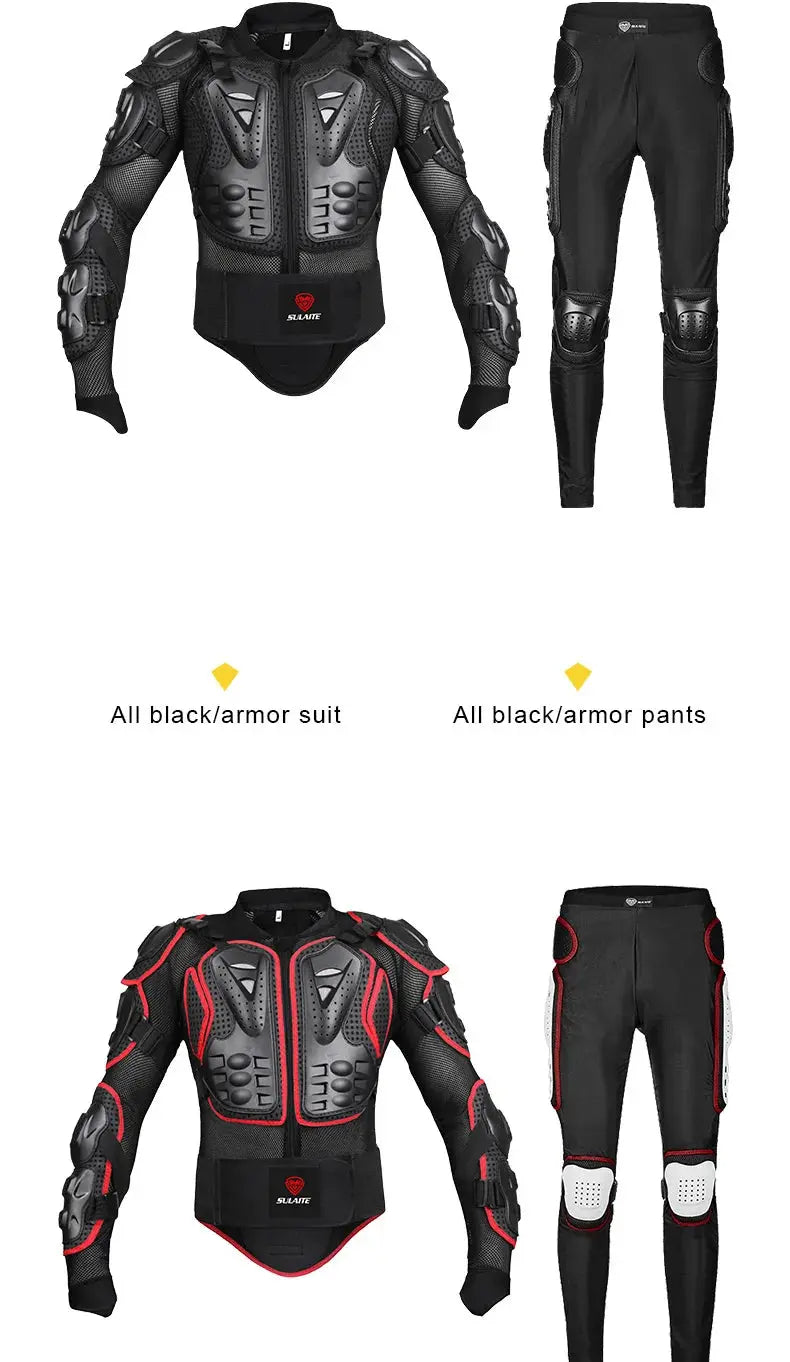 Motorcycle Armor Jacket – Racing Protective Gear for Motocross & ATV LanRider