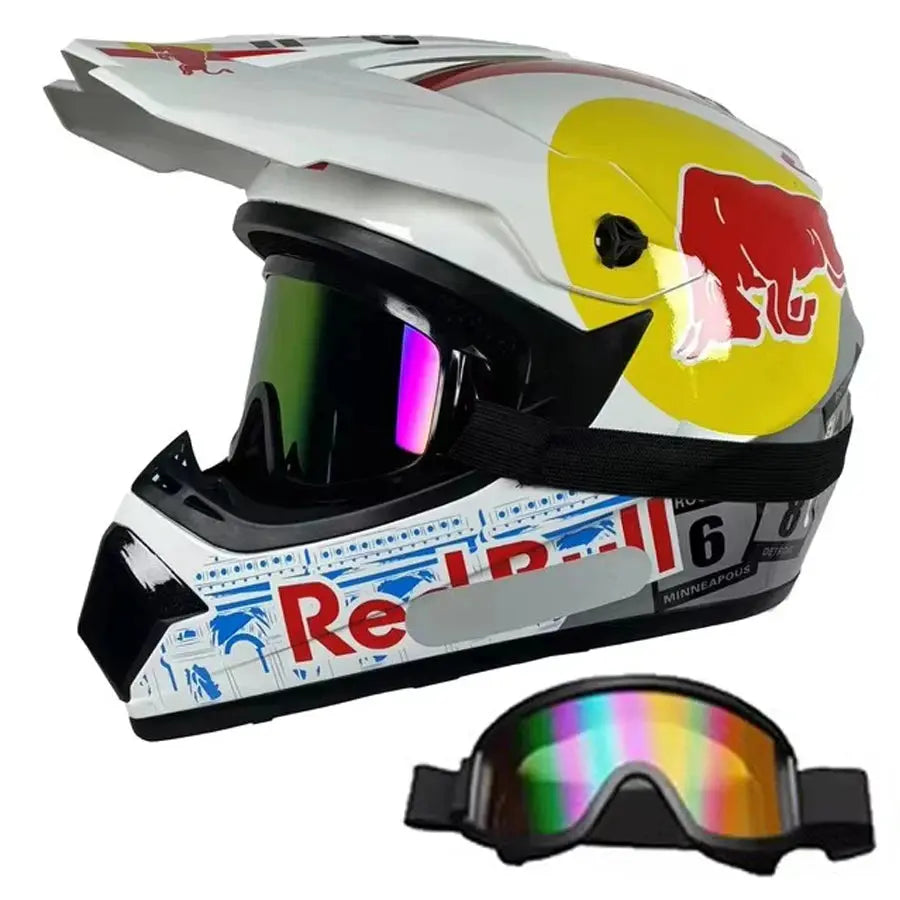 Motocross and Off-Road Helmet Set LanRider