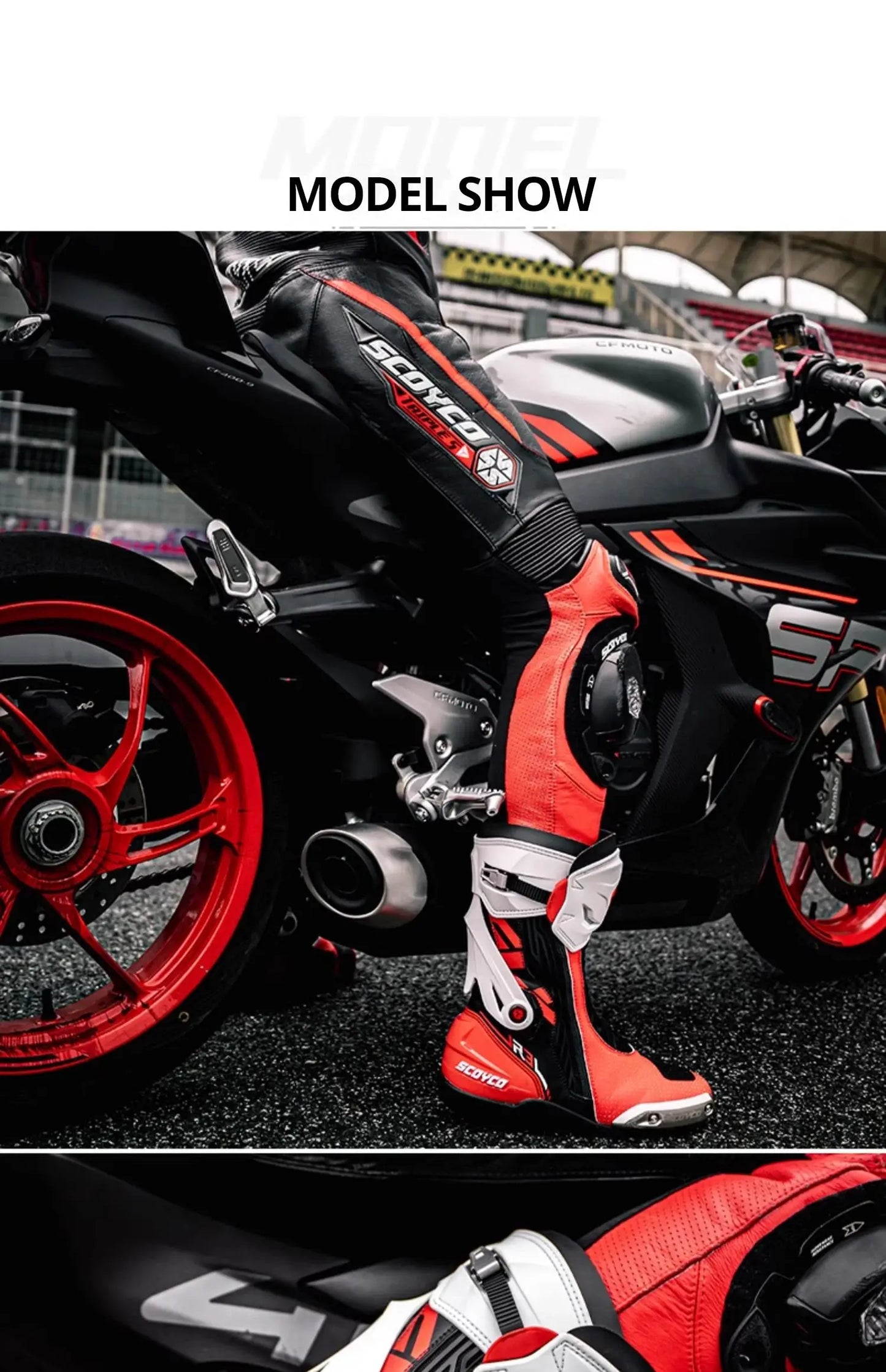 anti-slip boots racing LanRider