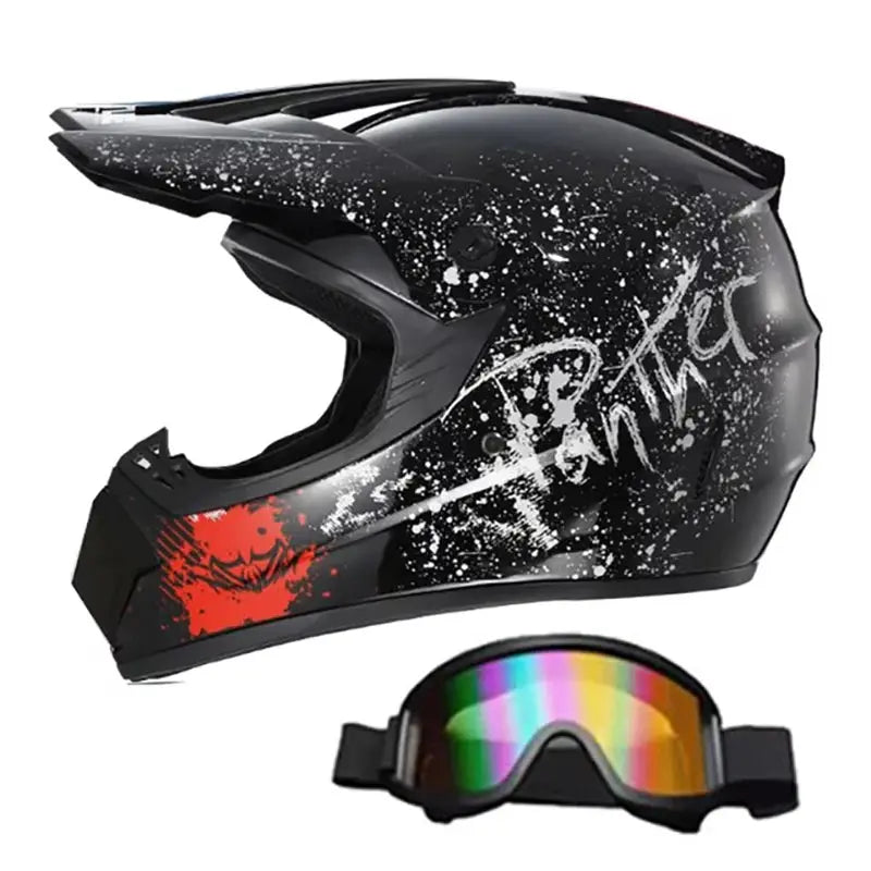 Motocross and Off-Road Helmet Set LanRider