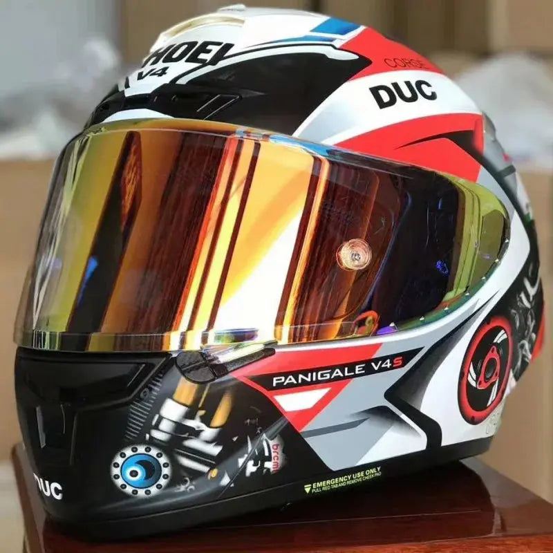 Shoei X14 Red Full-Face Motorcycle Helmet – Racing LanRider