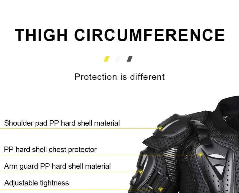 Motorcycle Armor Jacket – Racing Protective Gear for Motocross & ATV LanRider
