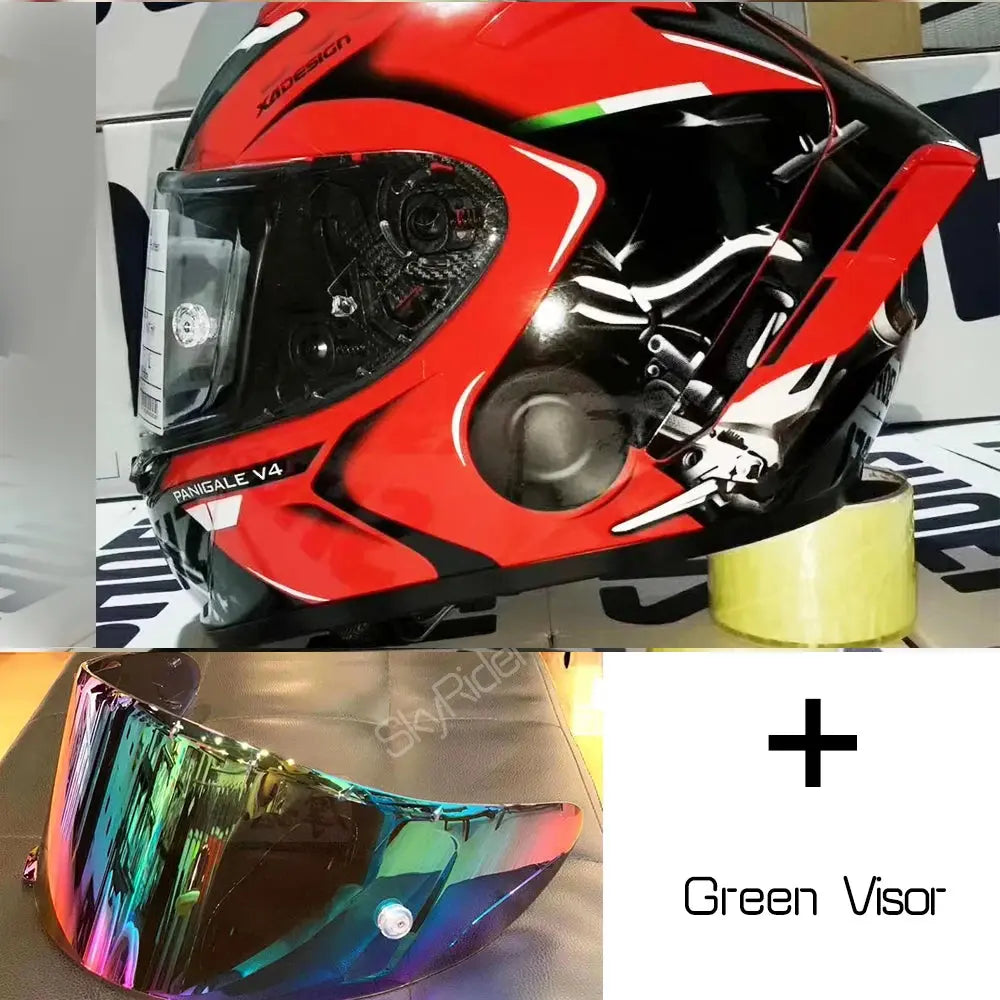 Shoei X14 Red Full-Face Motorcycle Helmet – Racing LanRider