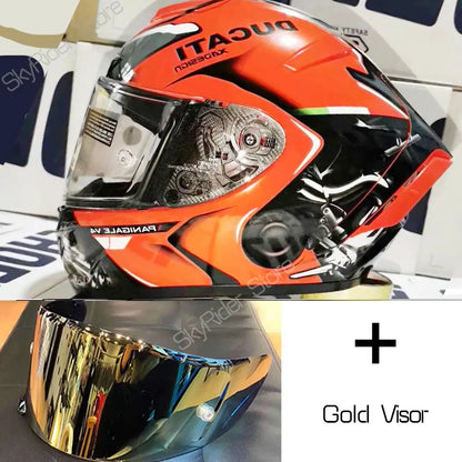 Shoei X14 Red Full-Face Motorcycle Helmet – Racing LanRider