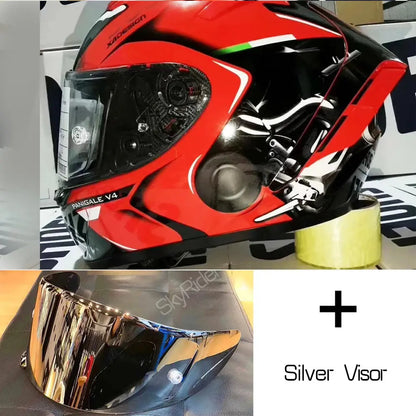 Shoei X14 Red Full-Face Motorcycle Helmet – Racing LanRider
