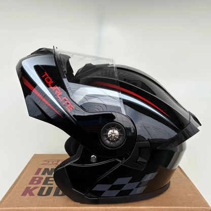 Flip-Up Modular Motorcycle Helmet – Men & Women LanRider