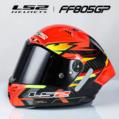 LS2 Thunder FF805 Full-Face Carbon Motorcycle Helmet LanRider