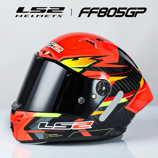 LS2 Thunder FF805 Full-Face Carbon Motorcycle Helmet LanRider