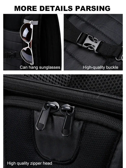Carbon Fiber Motorcycle Backpack – Waterproof Hard Shell LanRider