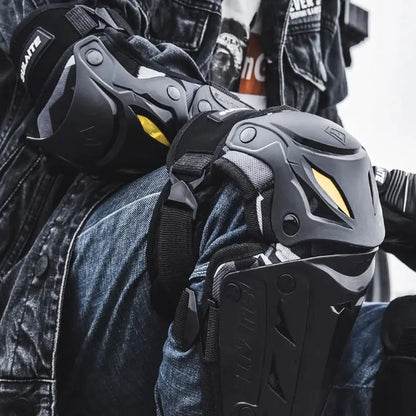 Motocross Knee & Elbow Pads – Off-Road Motorcycle Protective Gear LanRider