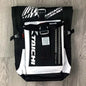 Men’s Motorcycle Backpack – Waterproof, LED Night Light, Racing Style LanRider