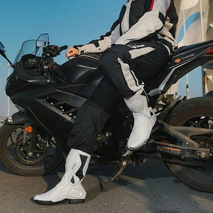 Motorcycle Racing Boots – Breathable & Protective LanRider