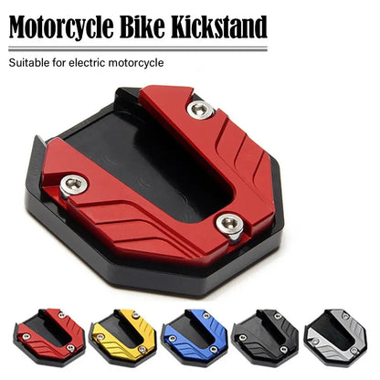 CNC Aluminum Motorcycle Kickstand Extender – Anti-Skid LanRider