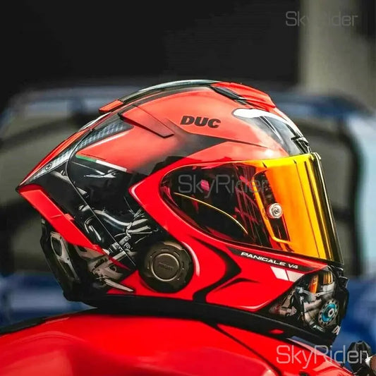 Shoei X14 Red Full-Face Motorcycle Helmet – Racing LanRider