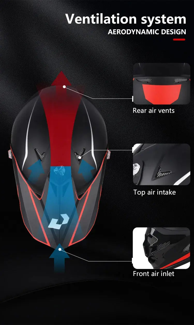 DOT Helmets Kask Cross Downhill LanRider