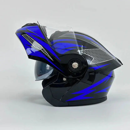Flip-Up Modular Motorcycle Helmet – Men & Women LanRider