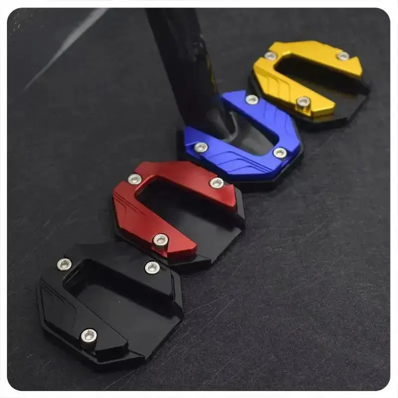 CNC Aluminum Motorcycle Kickstand Extender – Anti-Skid LanRider