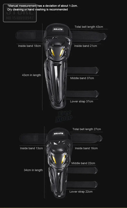 Motocross Knee & Elbow Pads – Off-Road Motorcycle Protective Gear LanRider