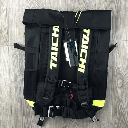 Men’s Motorcycle Backpack – Waterproof, LED Night Light, Racing Style LanRider