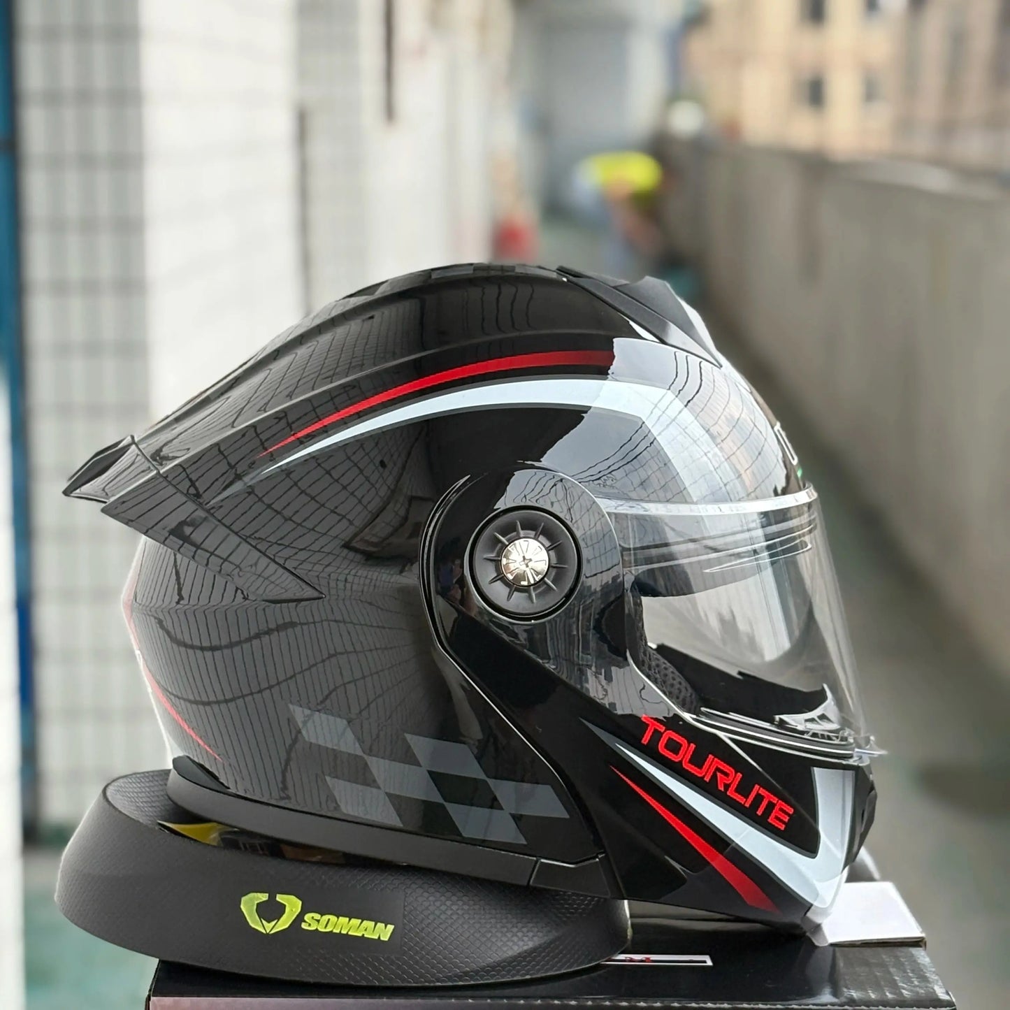 Flip-Up Modular Motorcycle Helmet – Men & Women LanRider