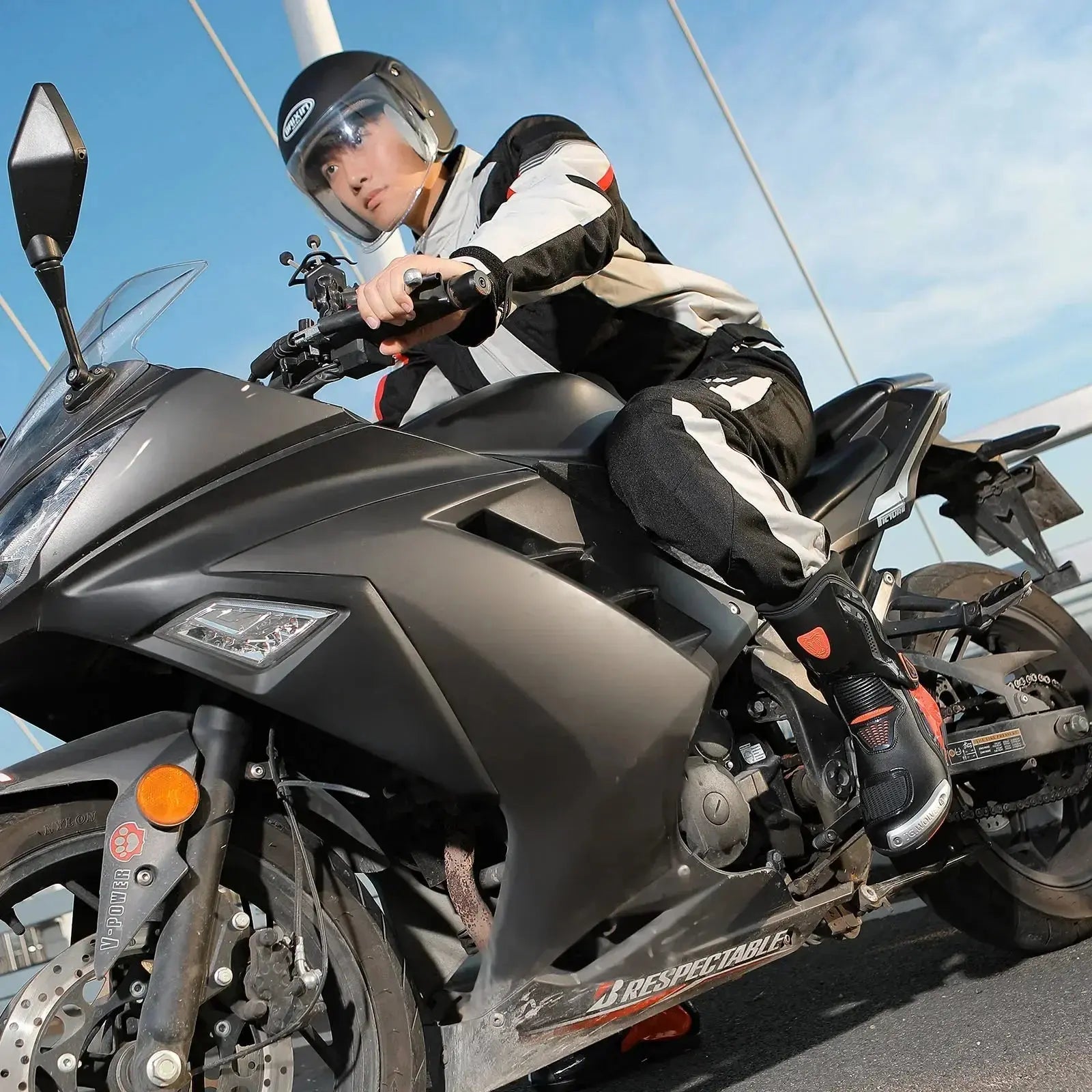Motorcycle Racing Boots – Breathable & Protective LanRider