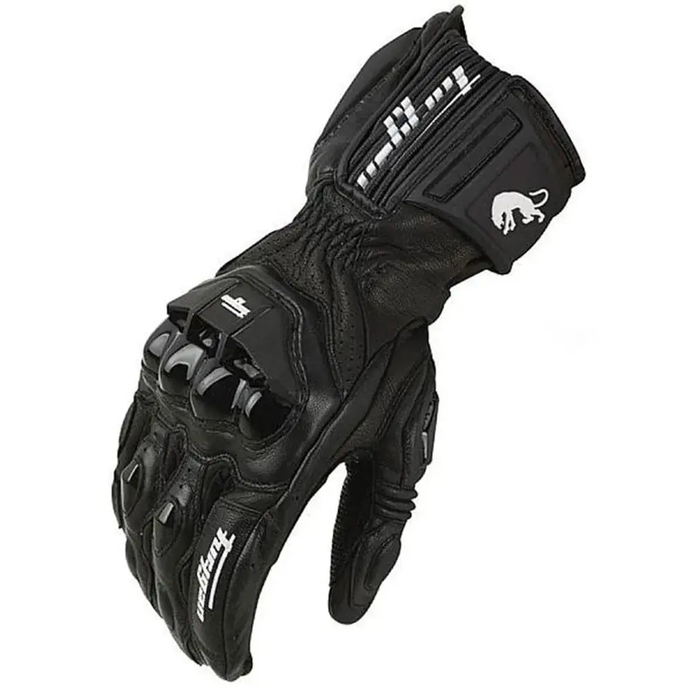 Men's Leather Motorcycle Gloves – Windproof, Protective & Comfortable LanRider