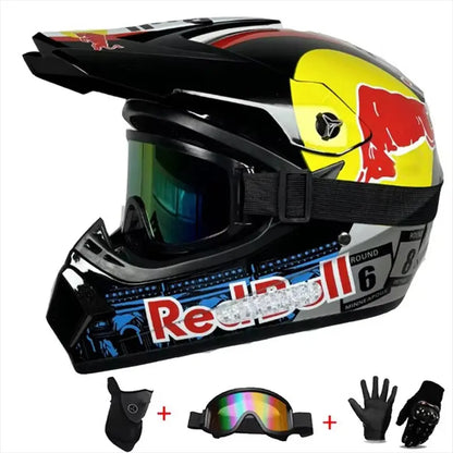 Motocross and Off-Road Helmet Set LanRider