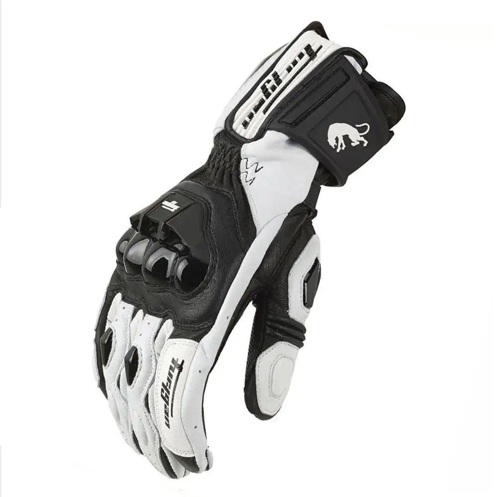 Men's Leather Motorcycle Gloves – Windproof, Protective & Comfortable LanRider