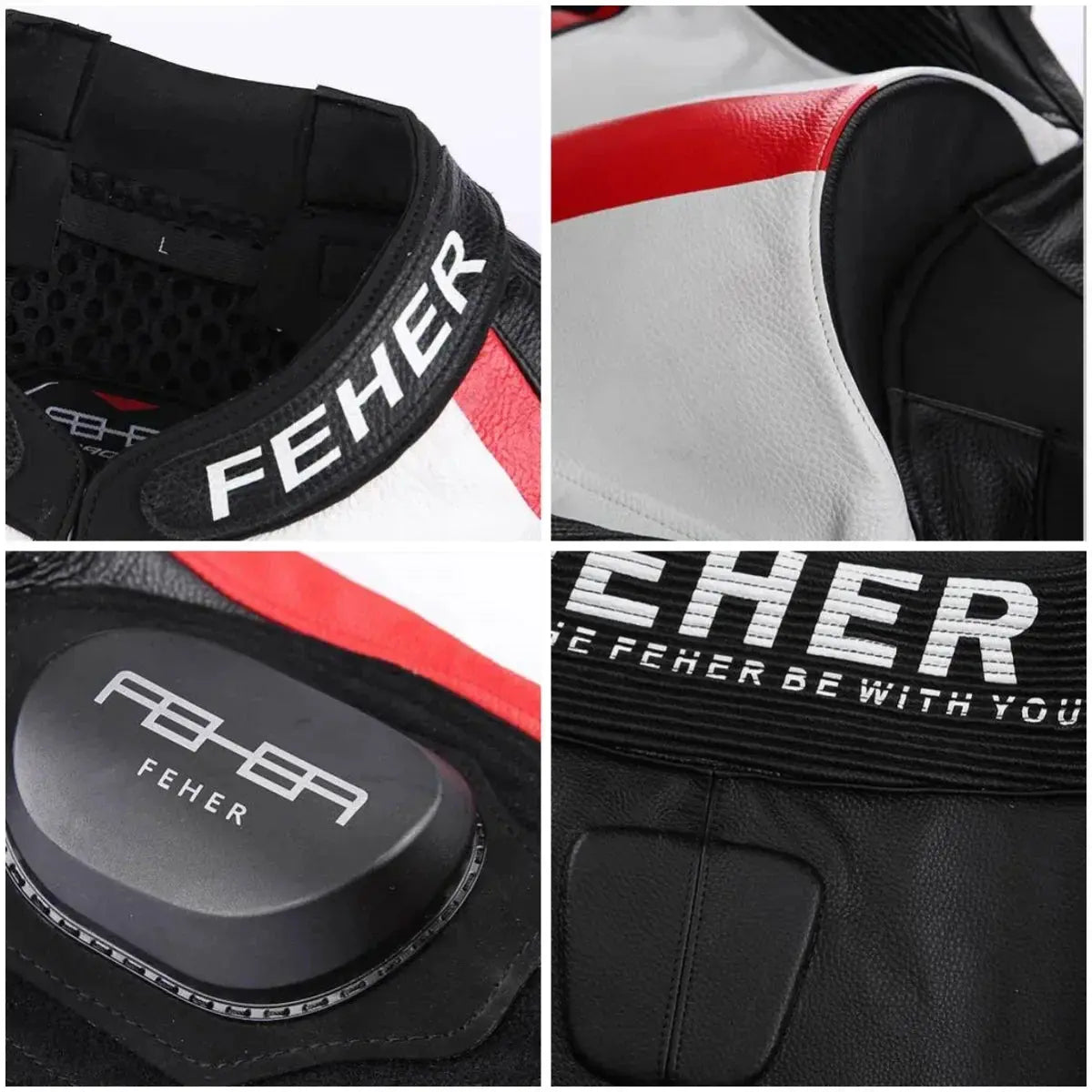 Men’s One-Piece Motorcycle Racing Suit – Leather & CE Protection LanRider