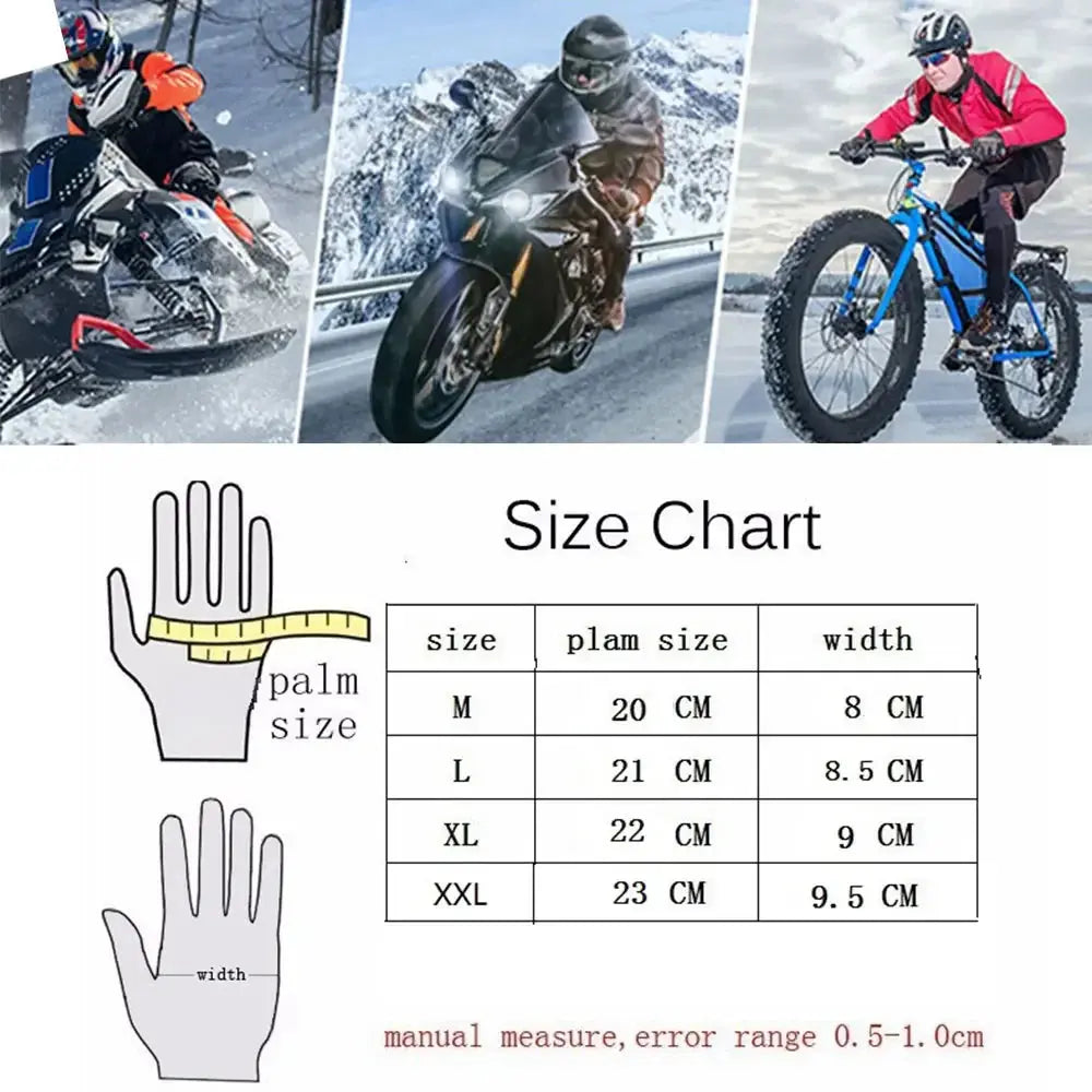 Men's Leather Motorcycle Gloves – Windproof, Protective & Comfortable LanRider