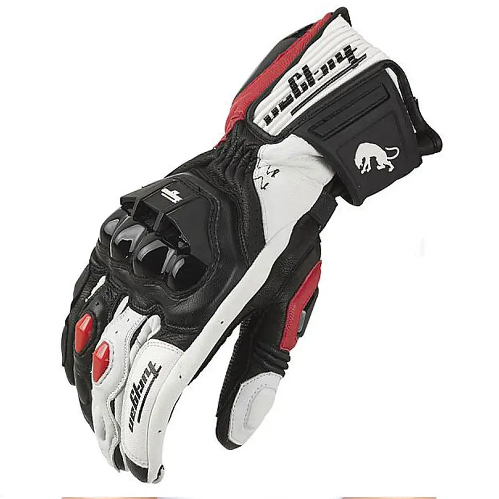 Men's Leather Motorcycle Gloves – Windproof, Protective & Comfortable LanRider