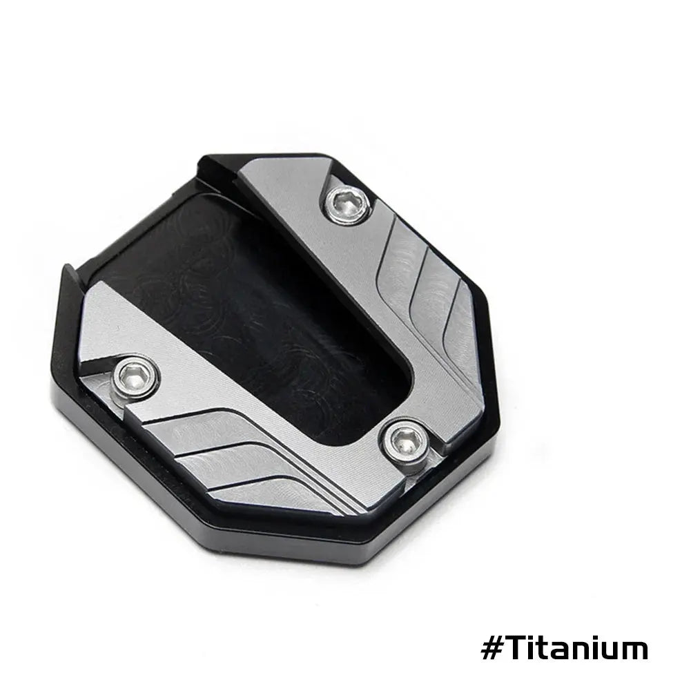 CNC Aluminum Motorcycle Kickstand Extender – Anti-Skid LanRider