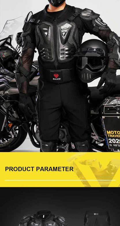 Motorcycle Armor Jacket – Racing Protective Gear for Motocross & ATV LanRider