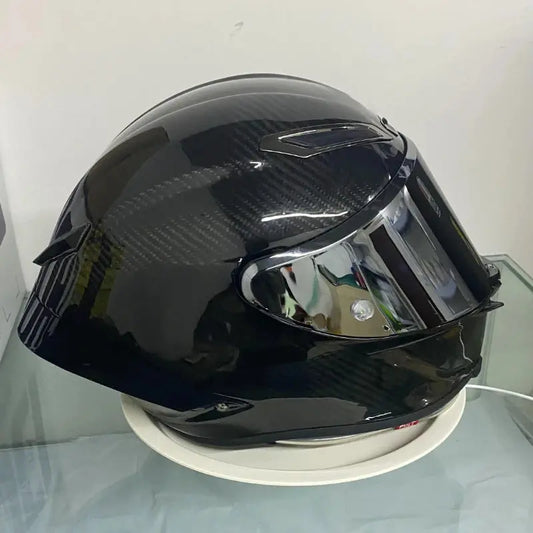 Carbon Fiber Full-Face Motorcycle Helmet – Racing LanRider