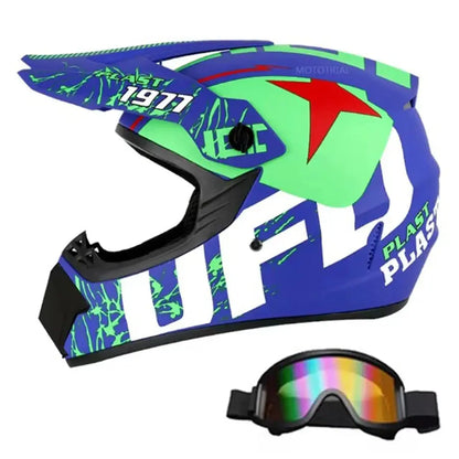 Motocross and Off-Road Helmet Set LanRider