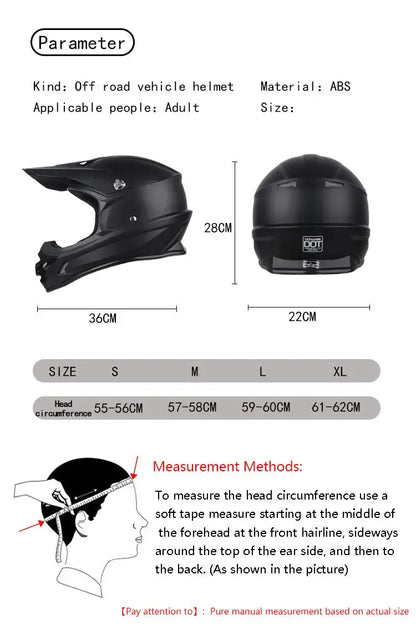 DOT Helmets Kask Cross Downhill LanRider