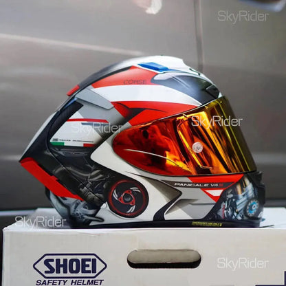 Shoei X14 Red Full-Face Motorcycle Helmet – Racing LanRider