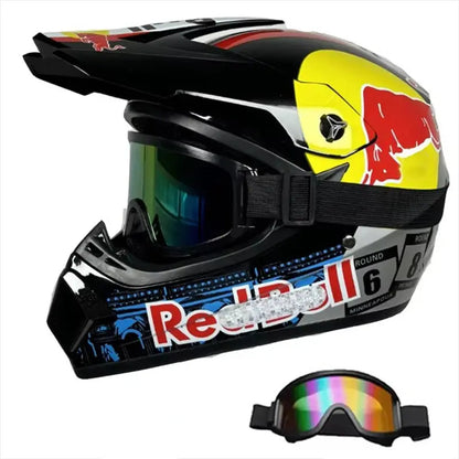 Motocross and Off-Road Helmet Set LanRider