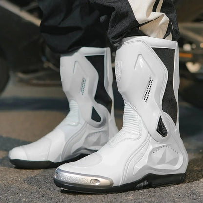 Motorcycle Racing Boots – Breathable & Protective LanRider