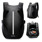 Motorcycle Backpack 40L – Waterproof Helmet Backpack for Men, Lightweight with Reflective Strip, School & Riding Bag LanRider