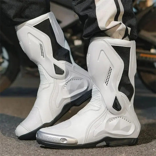 Motorcycle Racing Boots – Breathable & Protective LanRider