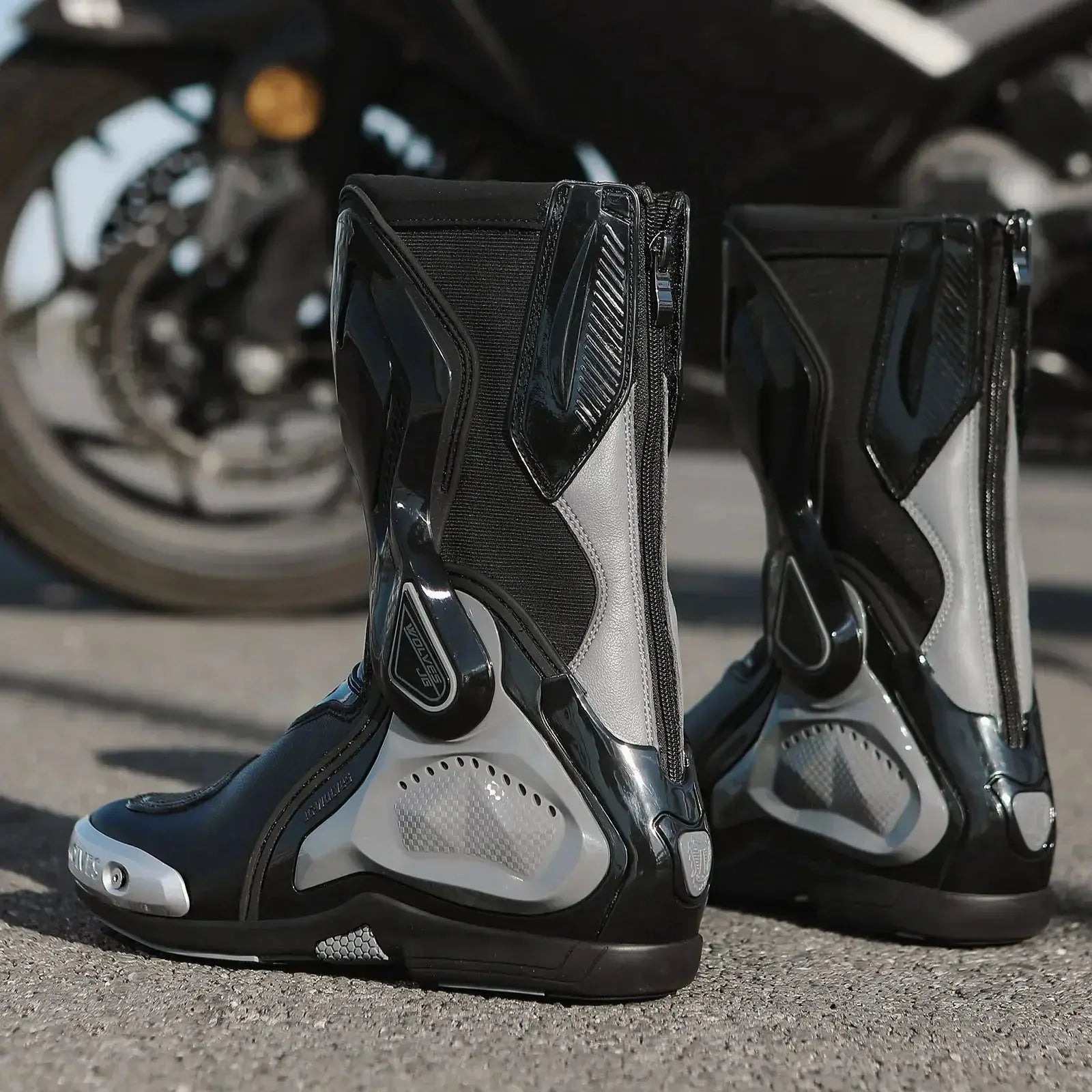 Motorcycle Racing Boots – Breathable & Protective LanRider