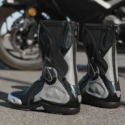 Motorcycle Racing Boots – Breathable & Protective LanRider